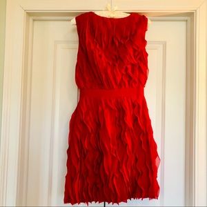 Reiss flirty ruffles ruffles ruffles dress